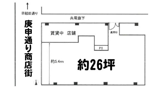 高円寺駅近路面物件