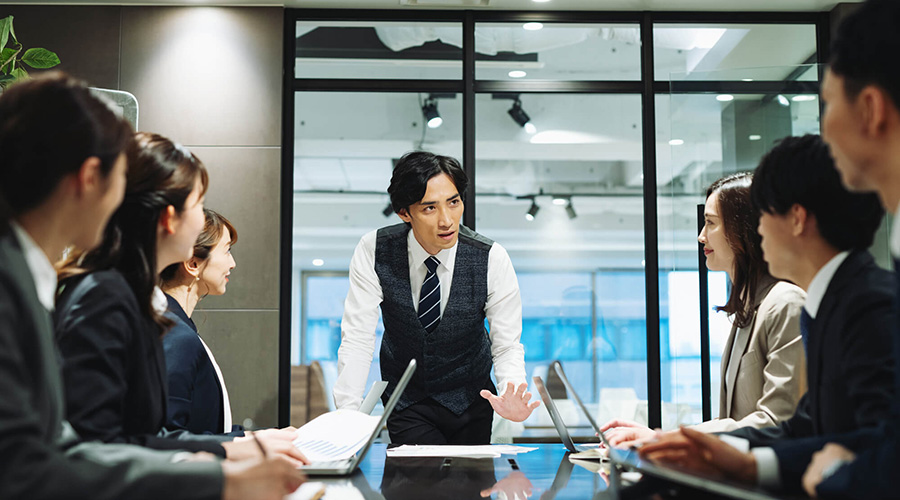 企業内ミーティング